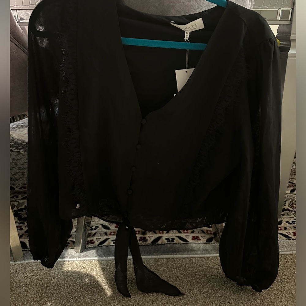 Women's Lace Button-Up Shirts